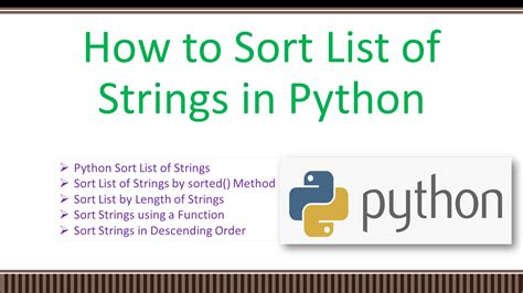 How to sort a list of strings