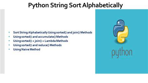 How to sort the letters in a string alphabetically in Python