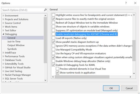 How to stop browser closing automatically when you stop debugging on VS 2017