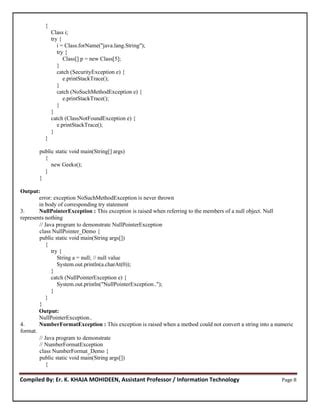 How to store printStackTrace into a string duplicate