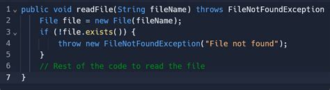 How to throw a C exception