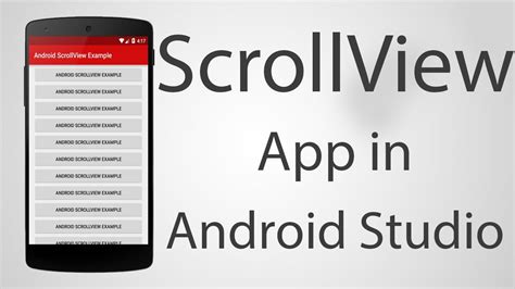 How to use ScrollView in Android
