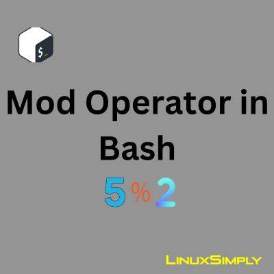How to use mod operator in bash