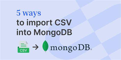 How to use mongoimport to import CSV files