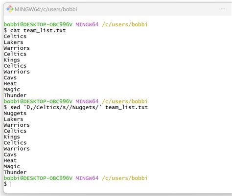 How to use sed to replace only the first occurrence in a file