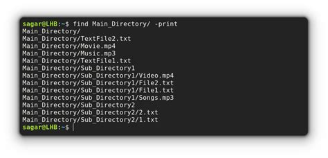 How to use to find files recursively