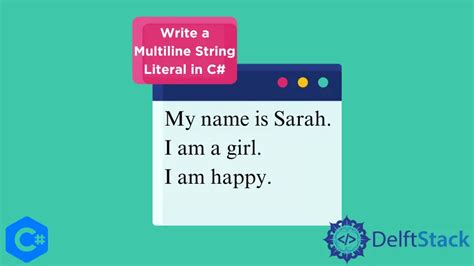 How to write a multi-line string literal