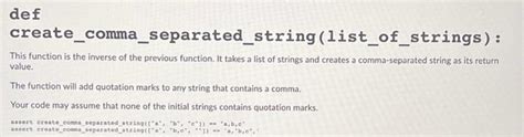 How would you make a comma-separated string from a list of strings