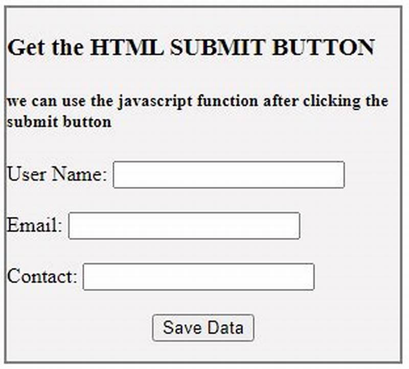 Html Prevent Form Submit On Button Click