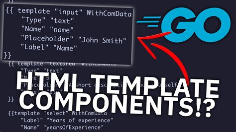 Html Template Go