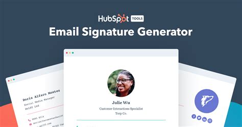 Hubspot Email Signature Templates