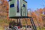 Hunting Stand On a Trailer