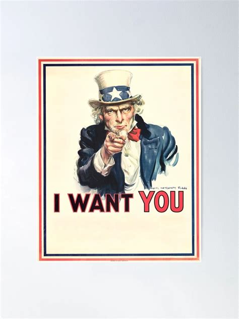 I Want You Poster Template