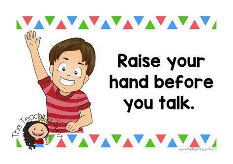 I Will Not Talk In Class Printable Free