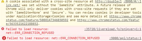 I am getting Failed to load resource netERRBLOCKEDBYCLIENT with Google chrome