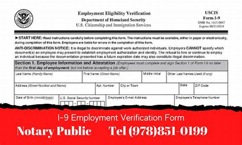 I9 Form Notarization