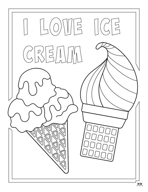Ice Cream Printable