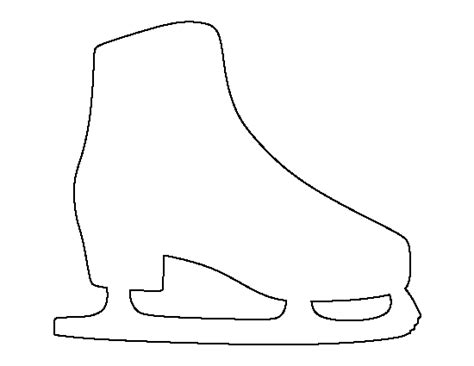 Ice Skate Template