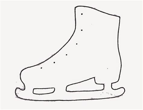 Ice Skate Template Printable