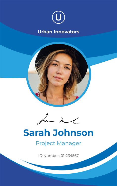 Id Card Template Free