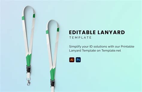 Id Lanyard Template Editable Free