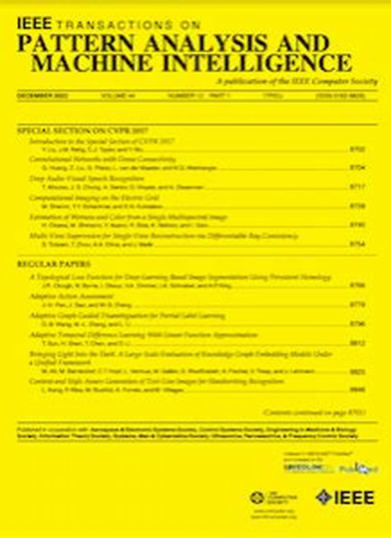 Ieee Pattern Analysis And Machine Intelligence