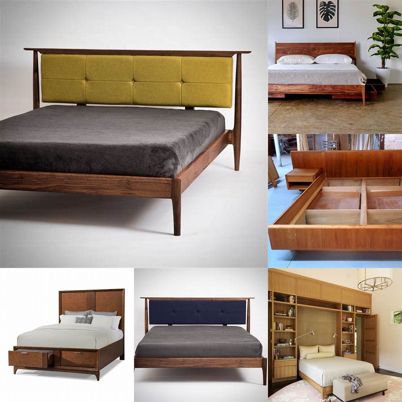 Image 5 A Mid Century Bed with Built-In Storage