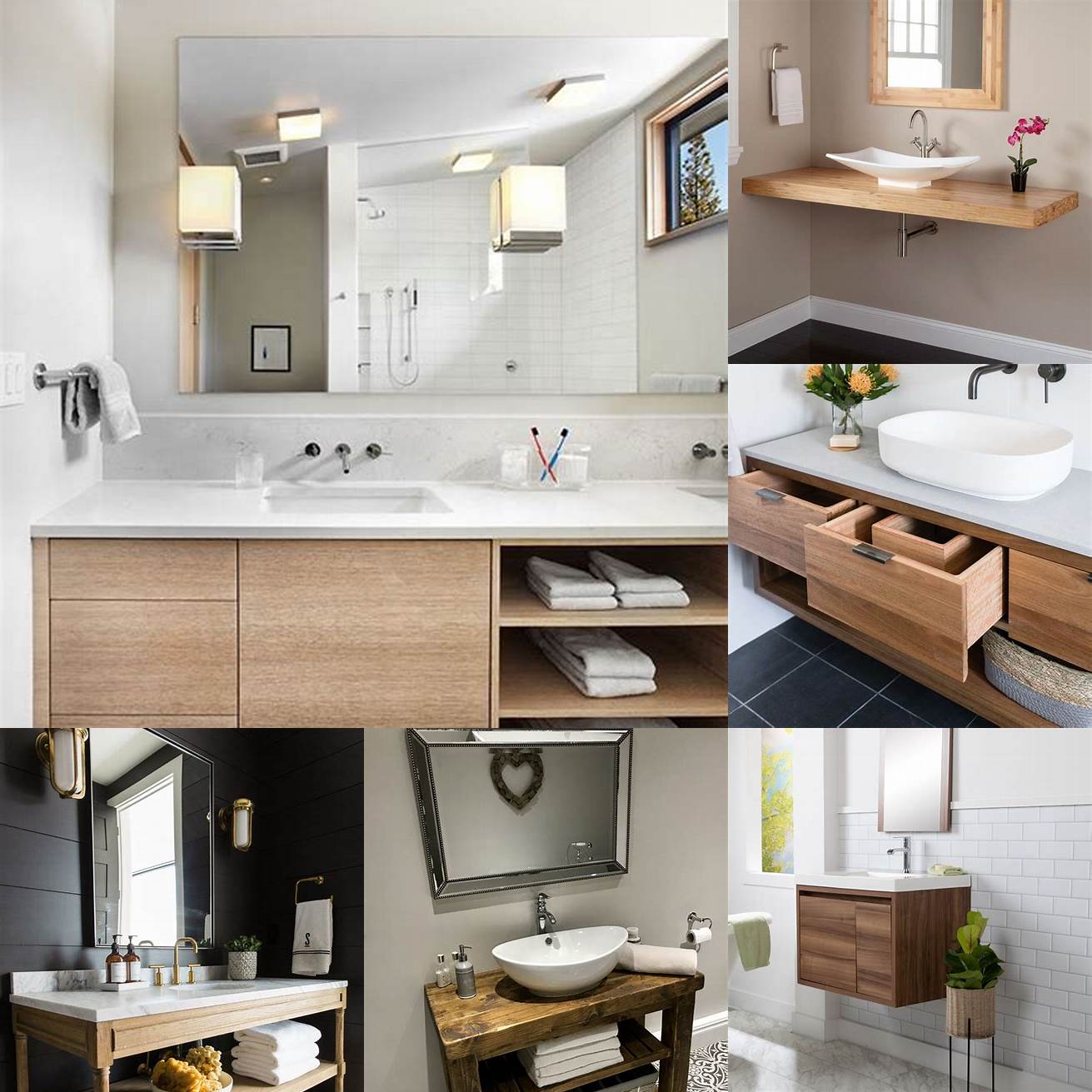 Image 6 A minimalist bathroom vanity with a single drawer