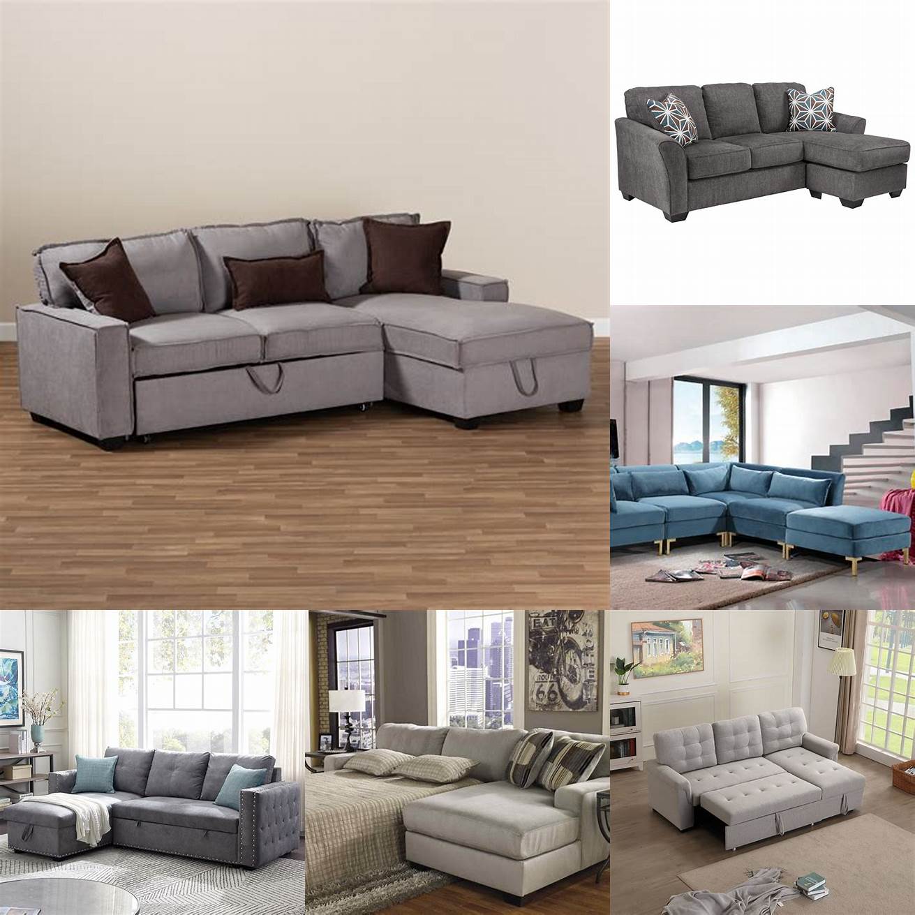 Image 6 Sectional Sofa Sleeper with Chaise