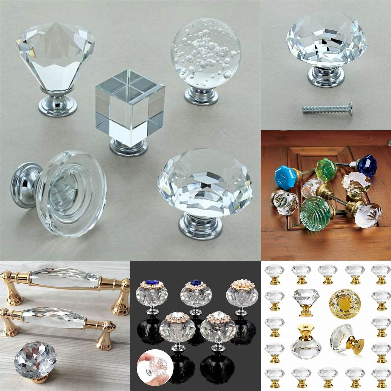 Image Idea 4 Glass knobs and pulls