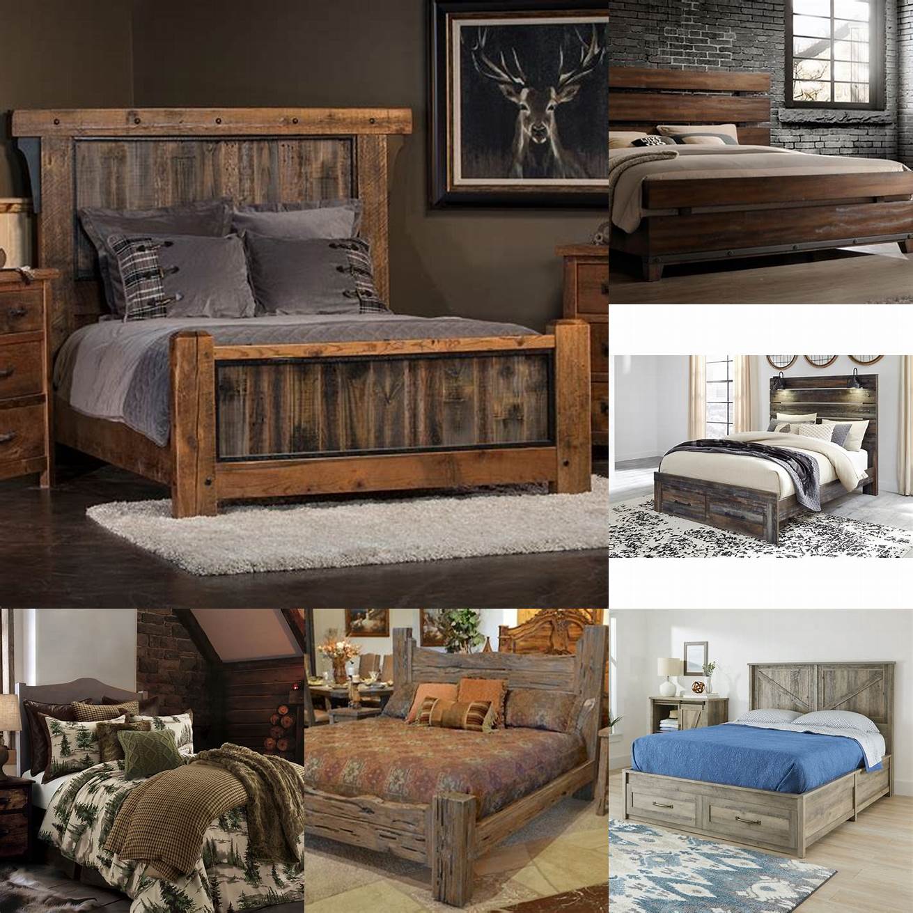 Image Rustic Collection Bed