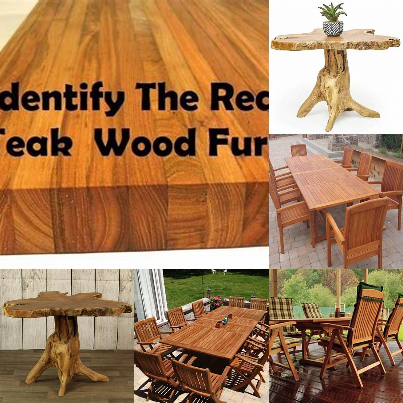 Image of Sapwood Teak Furniture