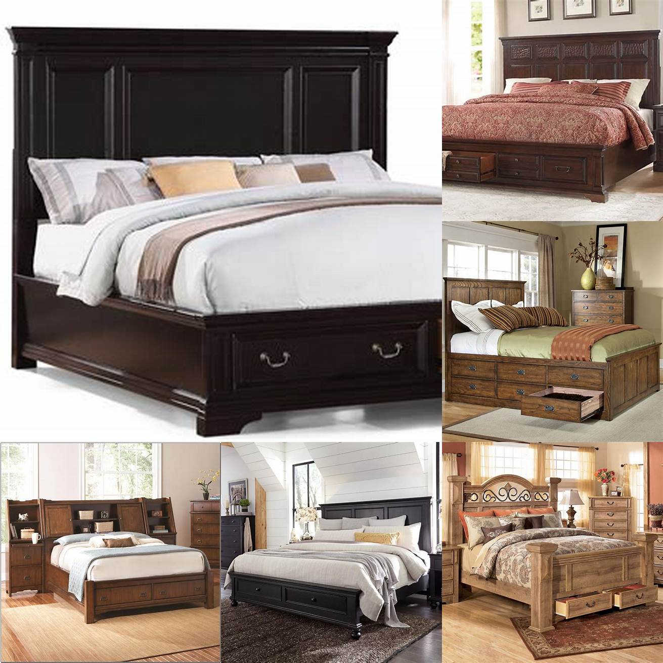 Image of a Texas King Bed with storage