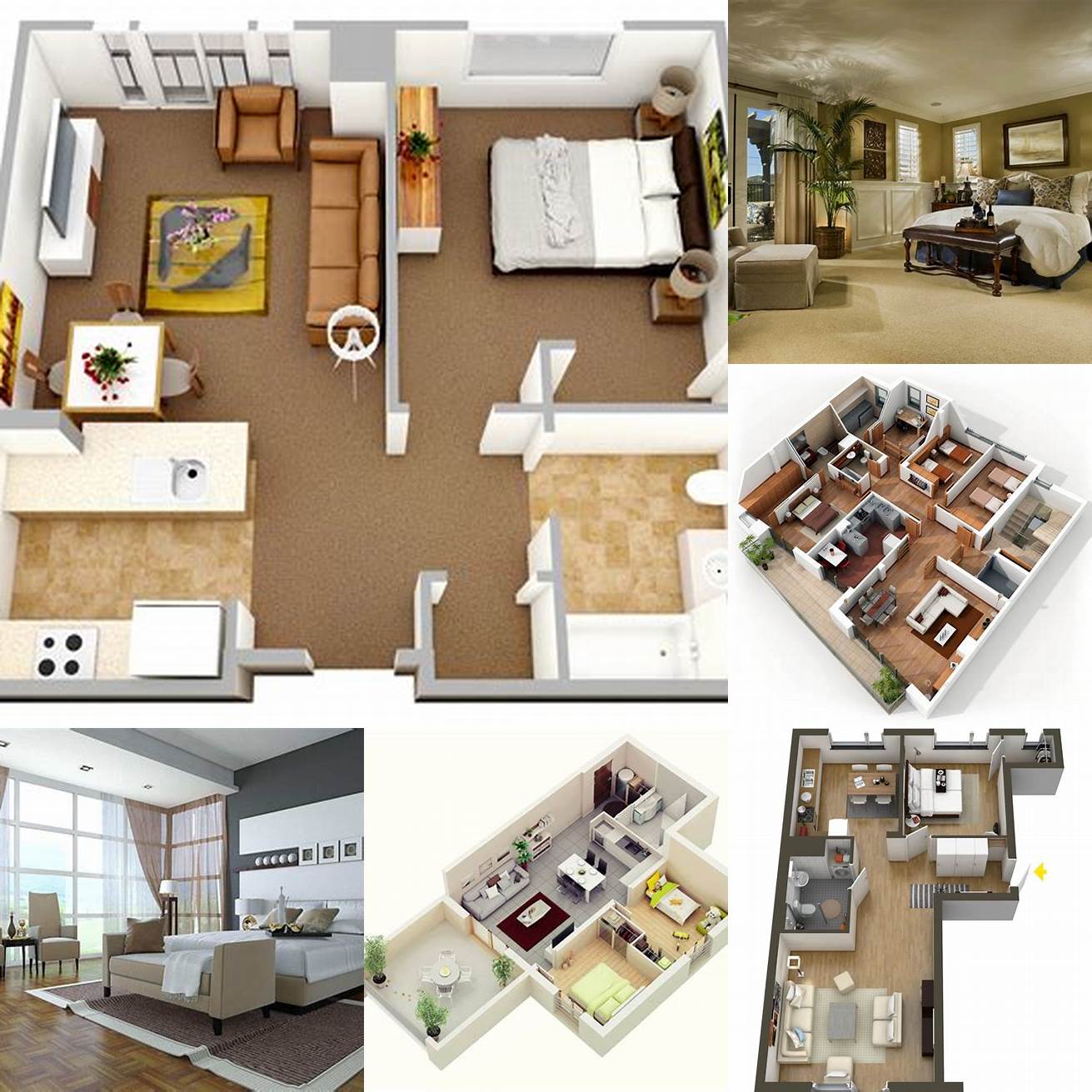 Image of a bedroom layout