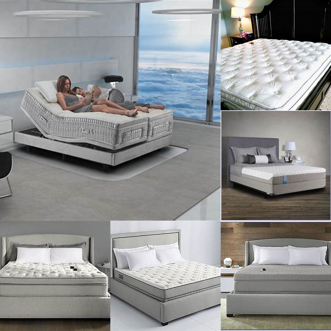 Image of a customer using the Sleep Number Bed Frame