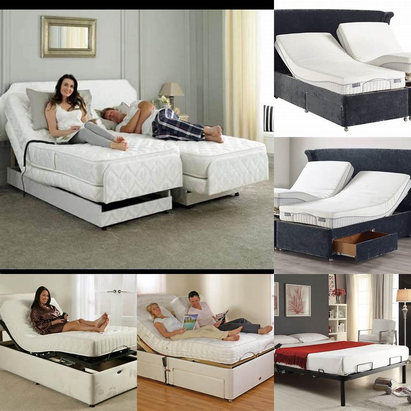 Image of a motorized king size bed
