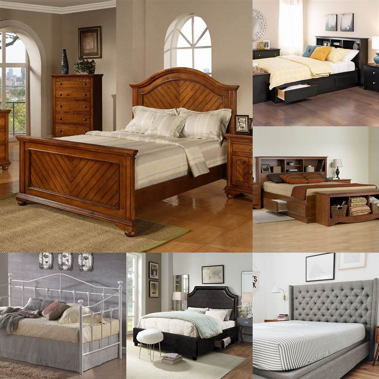Image of different bed frames