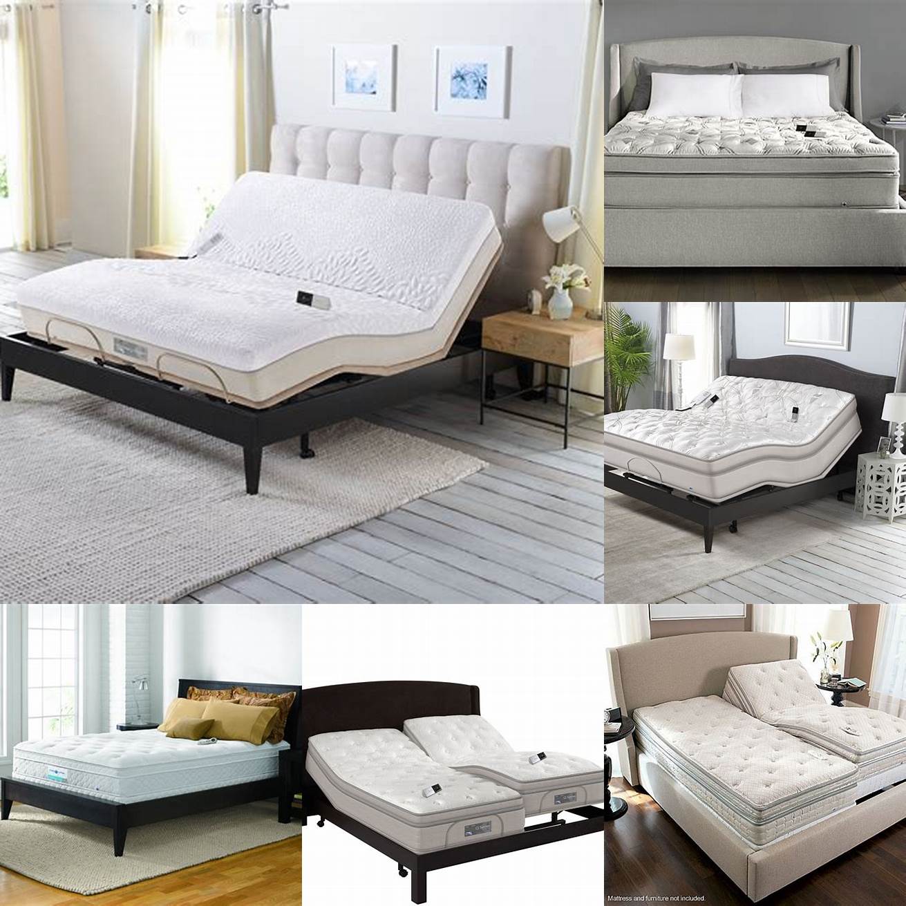 Image of the Sleep Number Bed Frame with a Sleep Number mattress