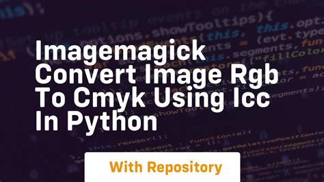ImageMagick Convert 8-Bit CMYK