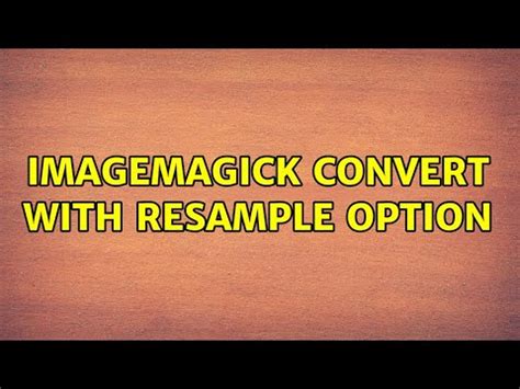 ImageMagick Convert Resample JPEG Encoded TIF