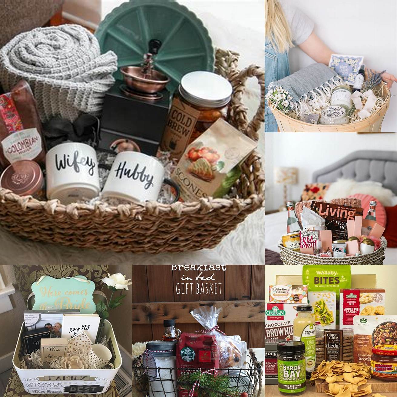 Images of Smart Bed Bites in a gift basket