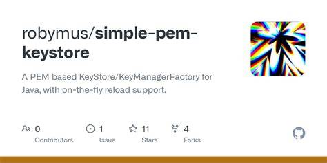 Import PEM into Java Key Store