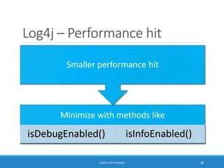 In log4j does checking isDebugEnabled before logging improve performance