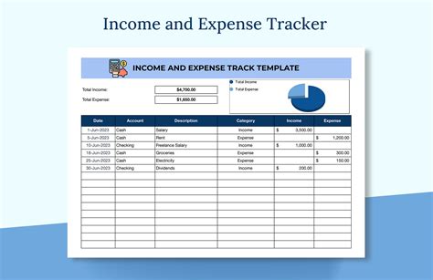 Income Expenses Spreadsheet Template