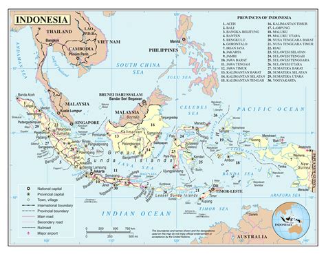 Indonesia code city maps