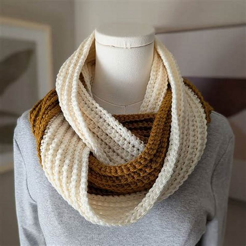 Infinity Scarf Pattern Crochet Simple