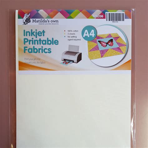 Inkjet Printable Fabric