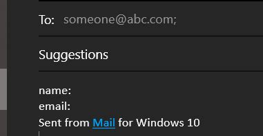 Insert a line break in mailto body