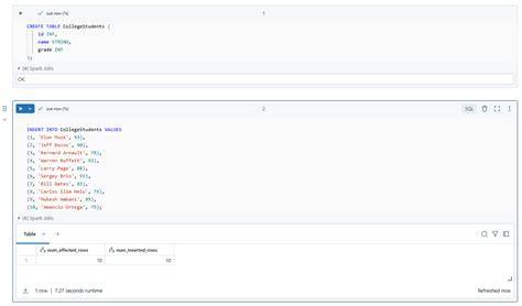 Inserting data into a temporary table