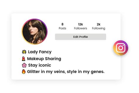 Instagram Bio Template